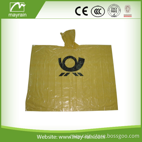 Custom printed cheap raincoat plastic PE disposable rain poncho